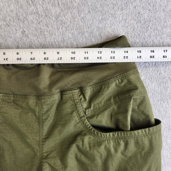 Prana Pants Womens M Green Kanab Ripstop Jogger Cargo Articulated Knees Hiking - Picture 6 of 13